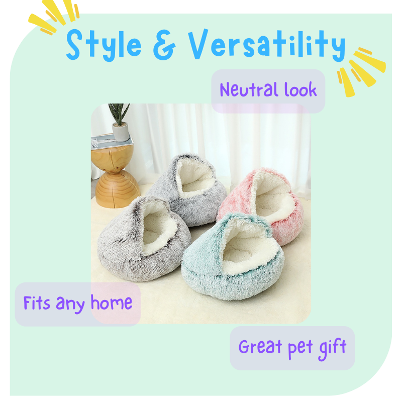 Snuggle Bed for Cats & Dogs