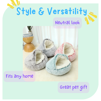 Snuggle Bed for Cats & Dogs
